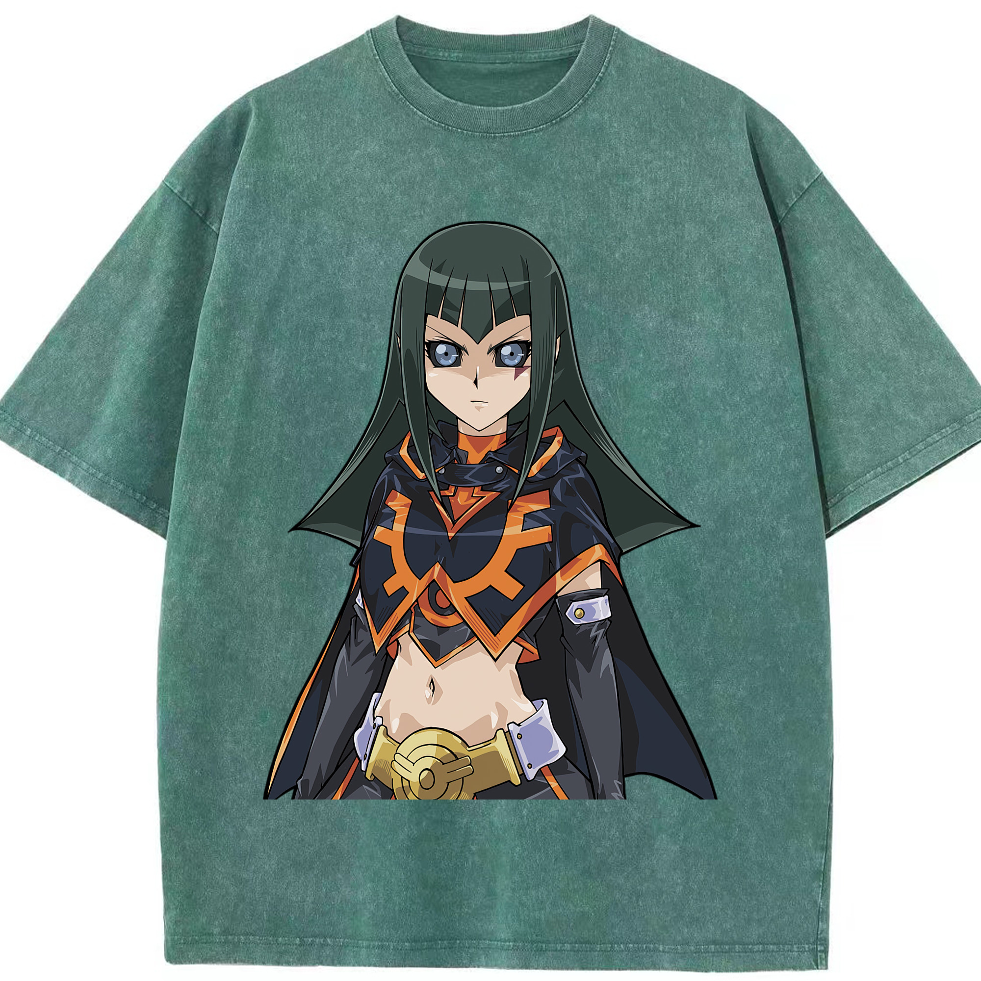 （画像用） 遊☆戯☆王 Yu-Gi-Oh! 綿100% ヴィンテージ風 半袖Tシャツ（フロントプリント）